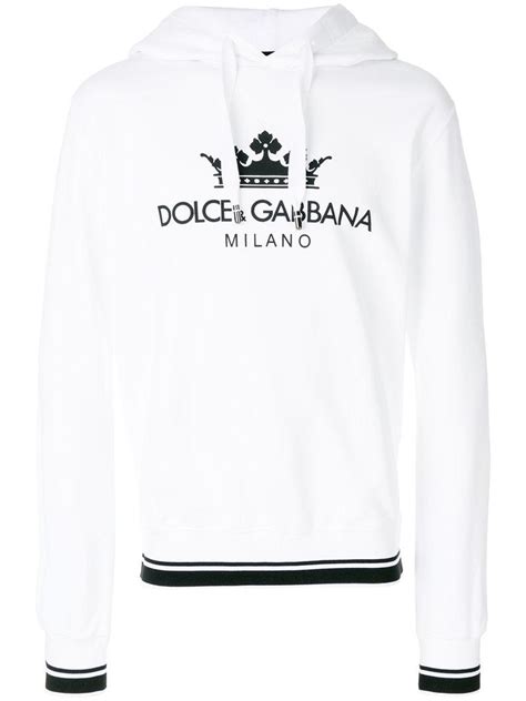 dolce gabbana sweatshirt men|farfetch dolce and gabbana hoodie.